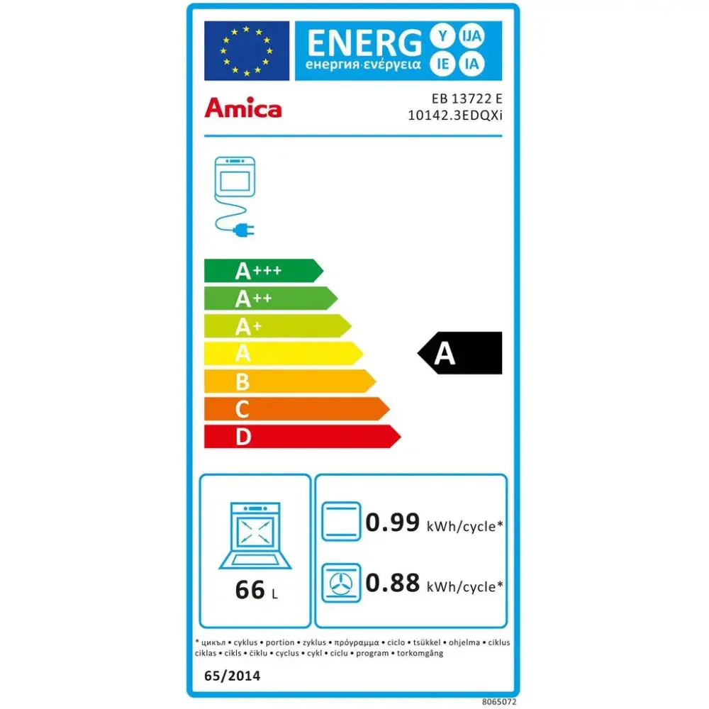Amica EB-Backofen ScandiumDesign EB 13722 E