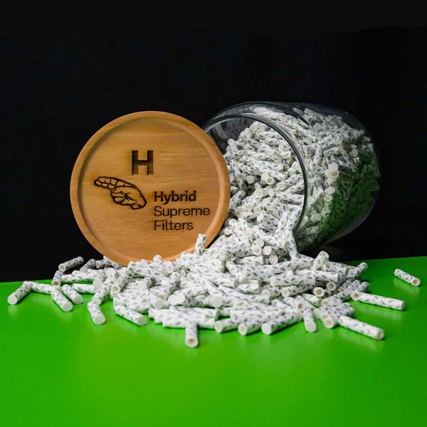 1000x Hybrid Supreme Filters - Zellstoff- / Aktivkohlefilter - Ø 6,4mm