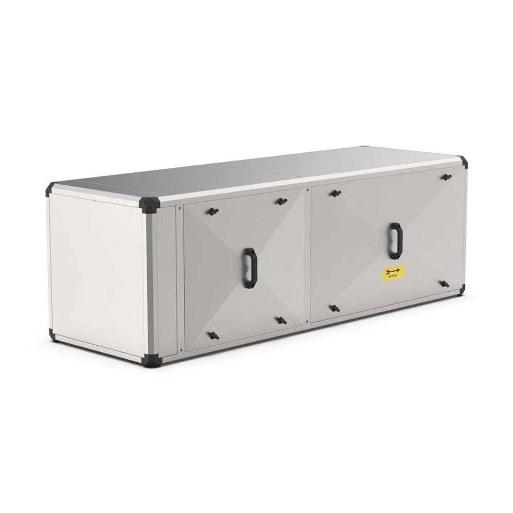 Abluftreinigungsanlage mit Vor-, Taschen & Aktivkohlefilter, 8000 m³/h 400V / 1,7kW, 2000x1275x750mm