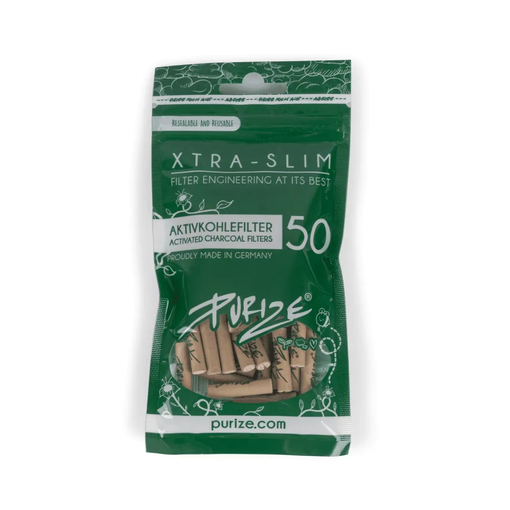 50 PURIZE XTRA - Slim Size - Aktivkohlefilter