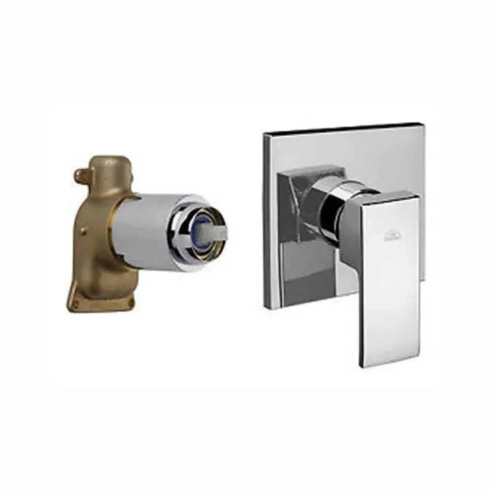 Premium Multifunktions Einbau-Mischer PBOX 010 Code LESBOX010CR ABS-Platte Serie Level Chrom Paffoni