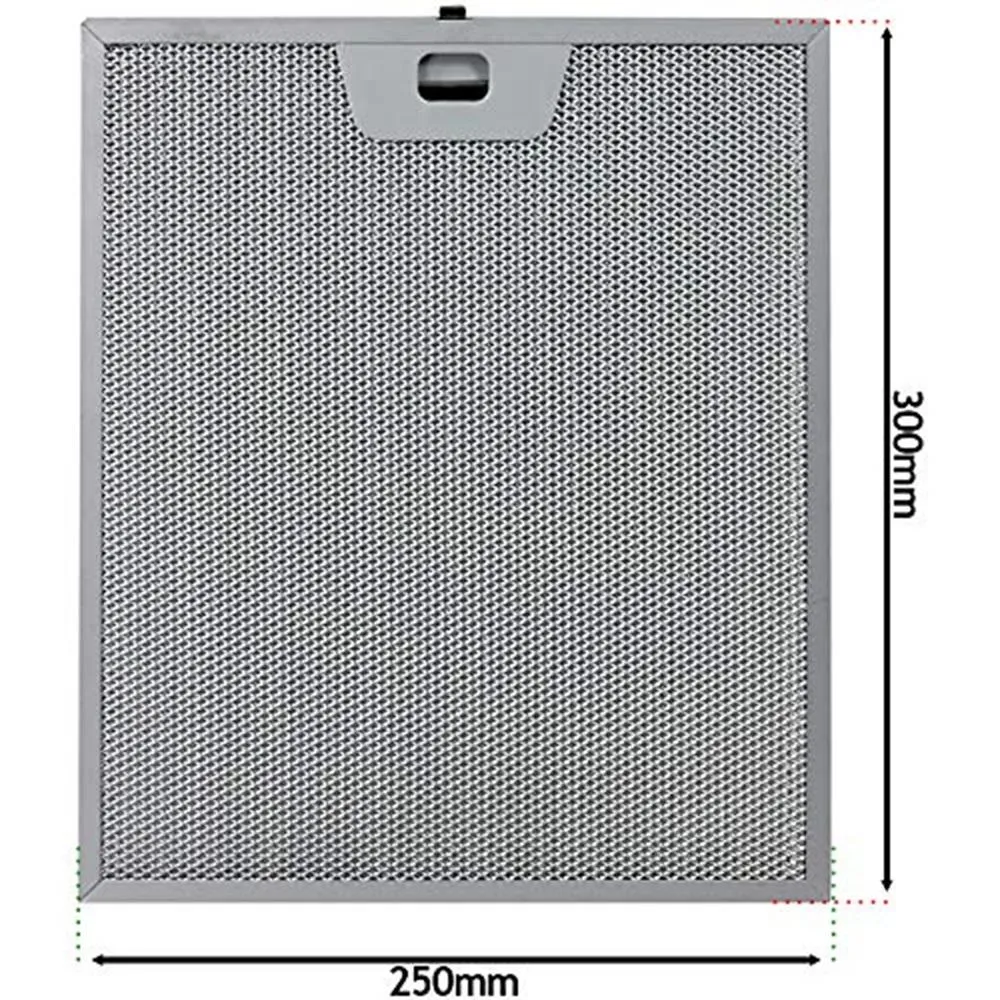 00431222 – Fettfilter für Dunstabzugshaube, Metall, 300 x 250 mm, für AEG, Beko, Bosch, Electrolux, Juno, Zanussi, Zanker