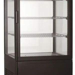 Combisteel Kühlvitrine 68 l, schwarz – 7487.0170