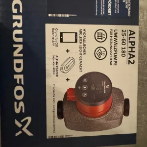 ✔️ Grundfos Alpha2 25-60 Hocheffizienz-, 180 mm NEU & OVP ✔️
