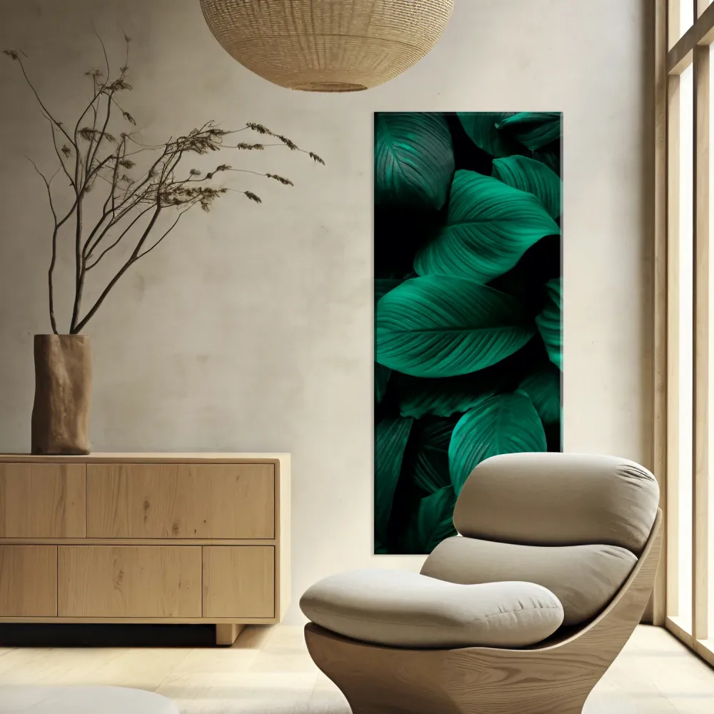 Hydraulischer Design-Heizkörper TermoCrea Leaf, 150 × 36 cm, Achsabstand 50 mm