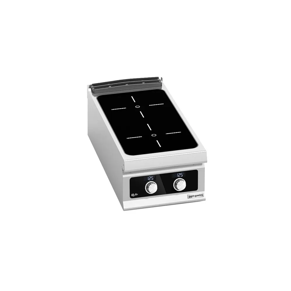 Infrarotherd - 8 kW - 2 Kochfelder - Bflex Mit display für Profiküchen