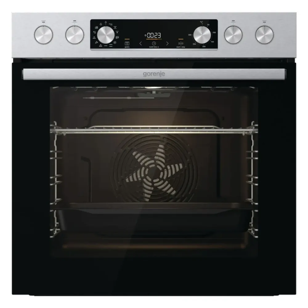 Gorenje Einbau-Herd BCPS6737E09X 77L gebürstetes Edelstahl +