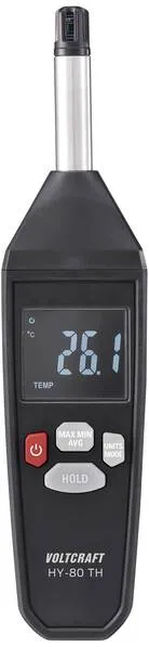 Demineralisierungs VOLTCRAFT HY-80 TH Luftfeuchtemessgerät (Hygrometer) 0 % rF 100 % rF Set Hygrometer