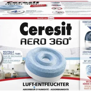 Ceresit AERO 360° Granulat-Luftentfeuchter 20m² Weiß, Blau versandkostenfrei einfacher Filterwechsel